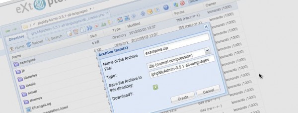 eXtplorer, um gerenciador de arquivos em PHP