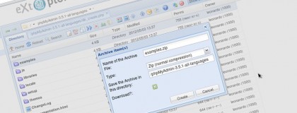 eXtplorer, um gerenciador de arquivos em PHP