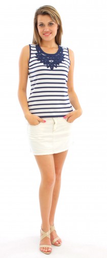 BLUSA MODAL LISTRADA