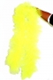 Boá de Tule Amarelo