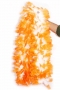 Boá de Plumas com Pontas Laranja